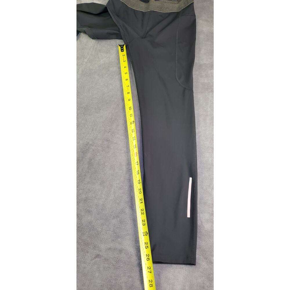 REI Co-op Leggings Womens Sz M Black Pockets Yoga Gym Hike Athleisure Run C34 - Picture 4 of 10